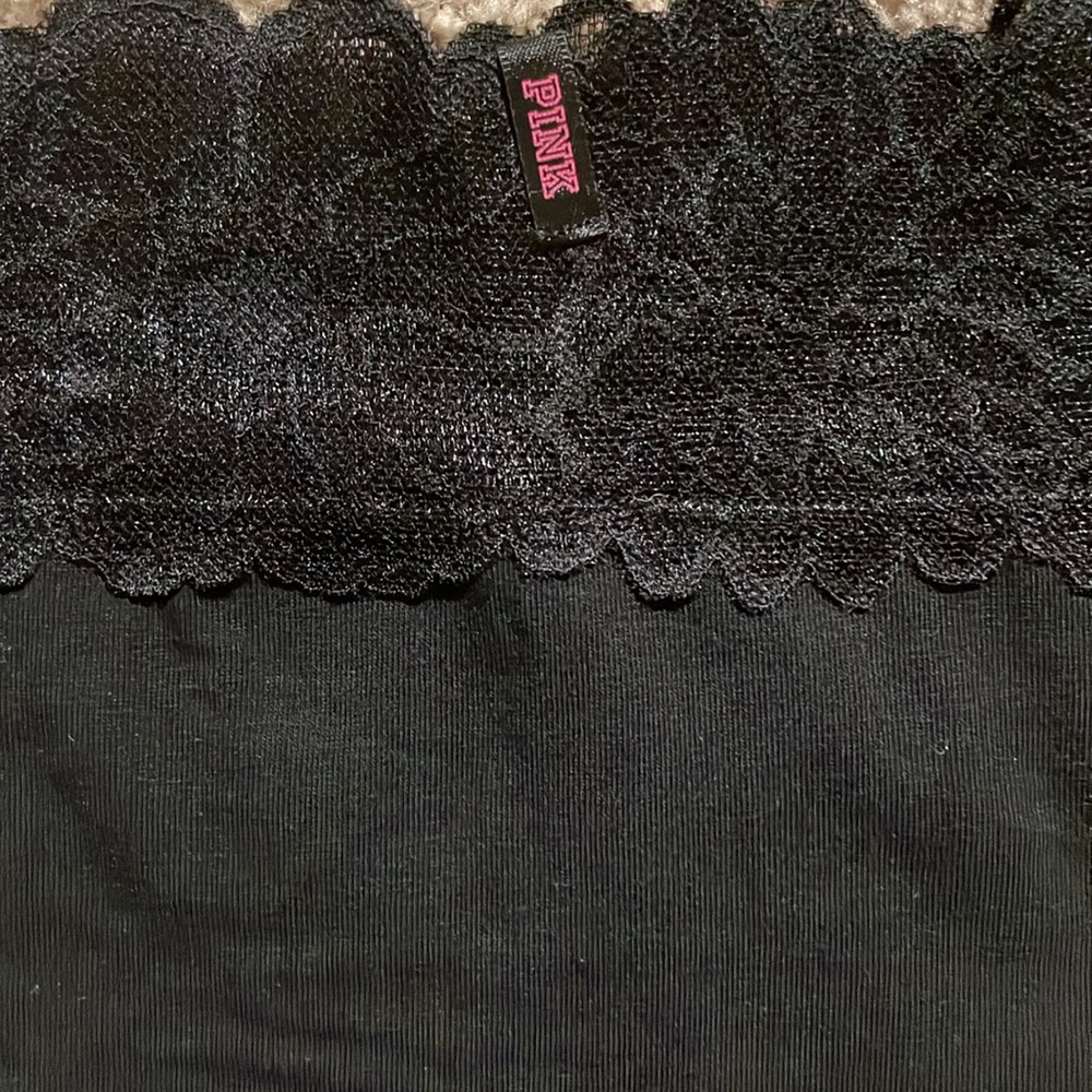 NWT PINK Victoria’s Secret Black Lace Extra Low Rise Hipster Panty - Picture 11 of 12